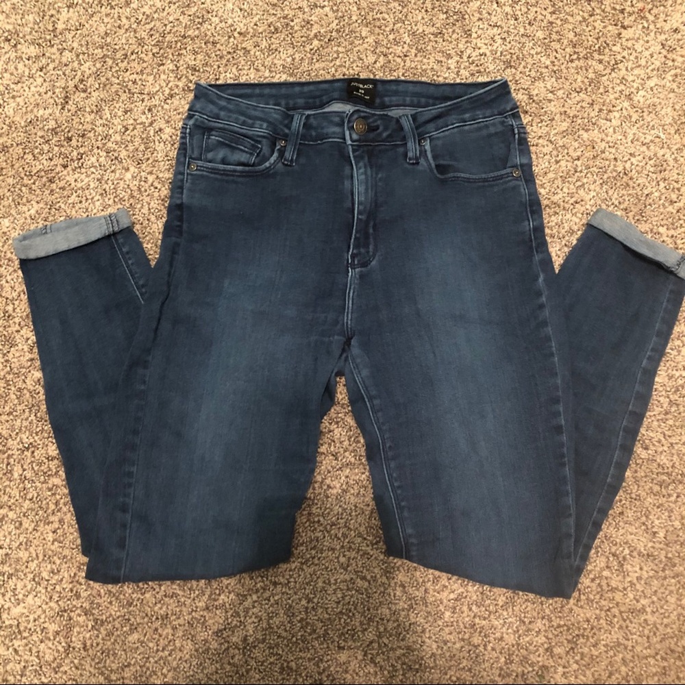 Just black denim jeans jeggings size 29